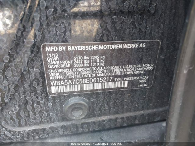 WBA5A7C58ED615217 BMW 528i Xdrive