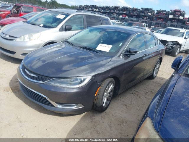1C3CCCAB0FN653322 Chrysler 200 Limited