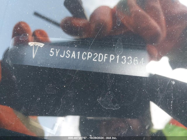 2013 TESLA MODEL S 5YJSA1CP2DFP13364 Photo 8