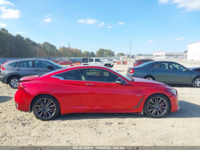 JN1FV7EK0HM610664 Infiniti Q60 3.0t Red Sport 400