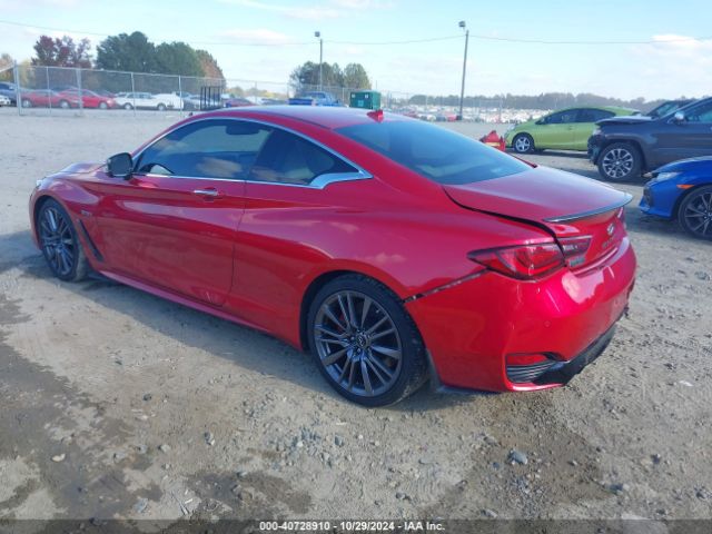 JN1FV7EK0HM610664 Infiniti Q60 3.0t Red Sport 400