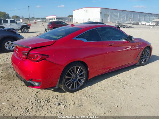 JN1FV7EK0HM610664 Infiniti Q60 3.0t Red Sport 400