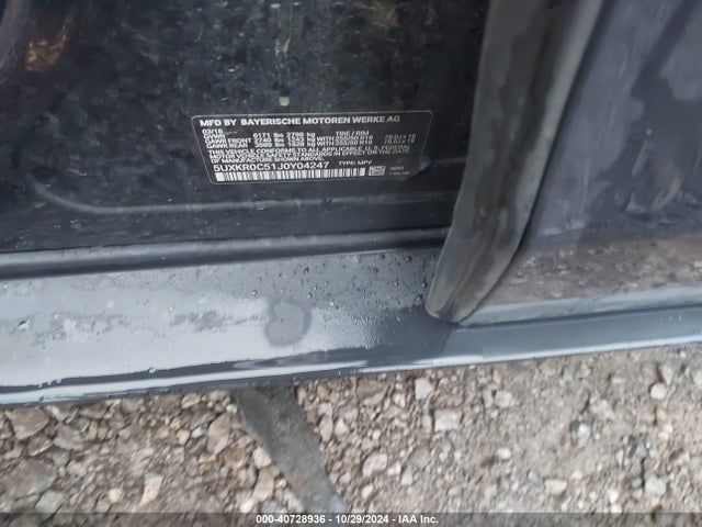 BMW X5 Xdrive35i 2018 5UXKR0C51J0Y04247 Image 9