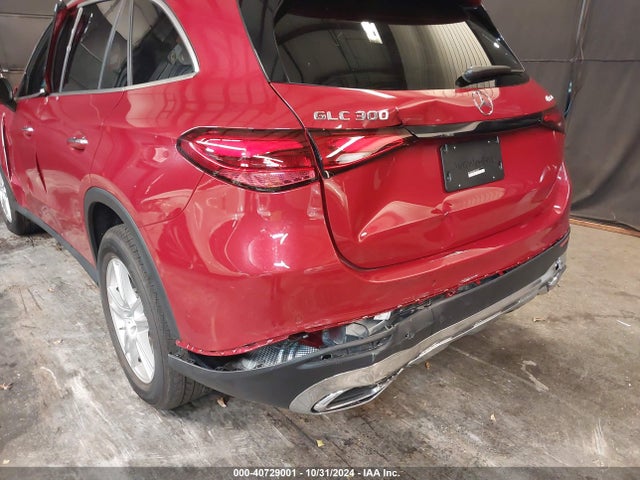 Aukcja sprzedaży 2024 Mercedes-benz Glc 300 4matic Suv, vin: W1NKM4HB4RF194335, numer aukcji: 40729001