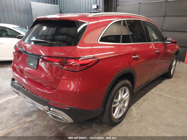 Aukcja sprzedaży 2024 Mercedes-benz Glc 300 4matic Suv, vin: W1NKM4HB4RF194335, numer aukcji: 40729001