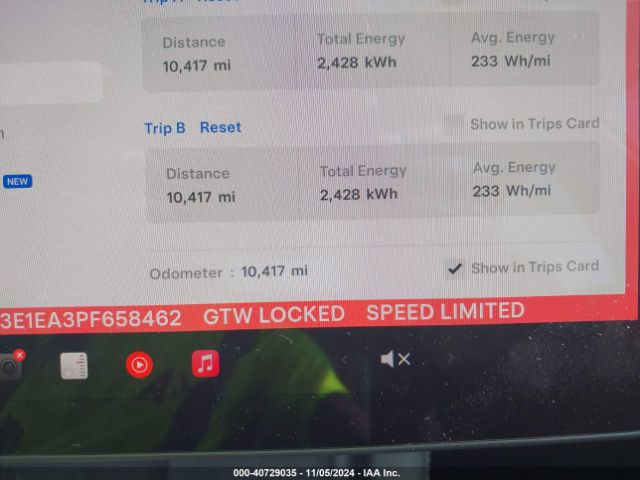 5YJ3E1EA3PF658462 Tesla Model 3 Rear-wheel Drive