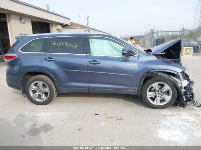 5TDDCRFHXGS017468 Toyota Highlander Hybrid Limited