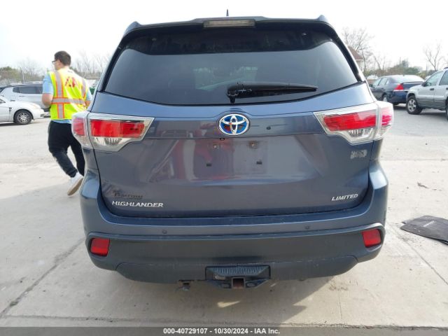 5TDDCRFHXGS017468 Toyota Highlander Hybrid Limited
