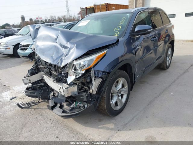 5TDDCRFHXGS017468 Toyota Highlander Hybrid Limited