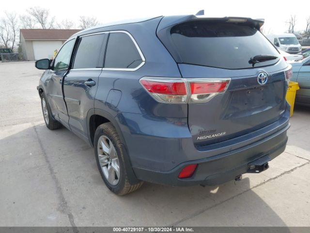 5TDDCRFHXGS017468 Toyota Highlander Hybrid Limited