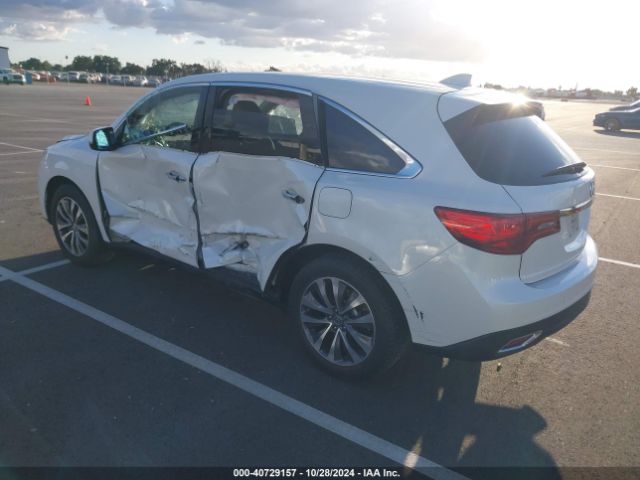 5FRYD3H60FB001269 Acura Mdx Technology Pkg W/entertainment Pkg
