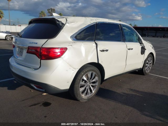 5FRYD3H60FB001269 Acura Mdx Technology Pkg W/entertainment Pkg