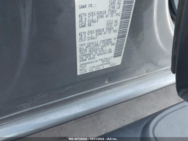 Nissan Frontier Sv 2018 1N6AD0ER1JN762612 Image 9