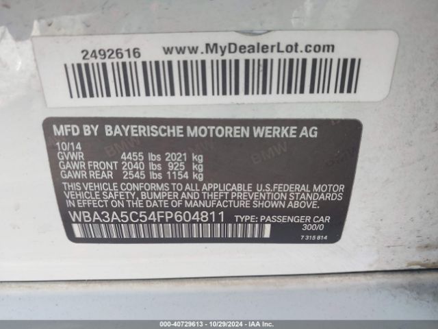 WBA3A5C54FP604811 BMW 328I