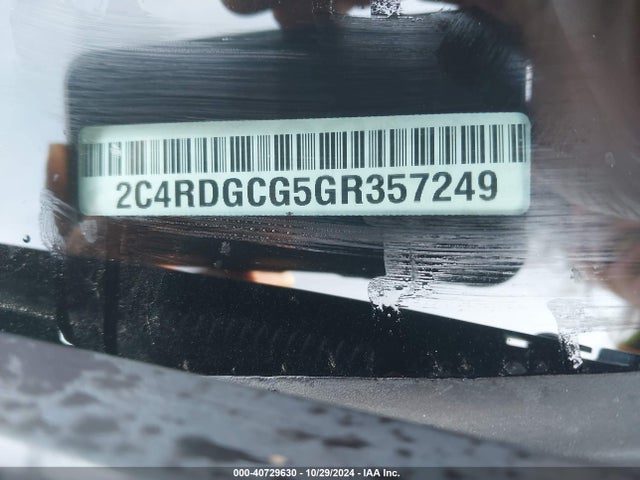 Dodge Grand Caravan Sxt 2016 2C4RDGCG5GR357249 Image 9