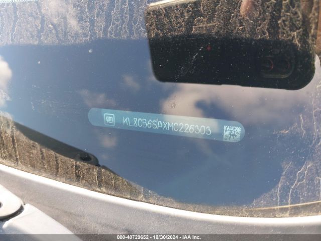 KL8CB6SAXMC226303 Chevrolet Spark Fwd Ls Automatic