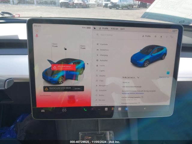 7SAYGDEE4PA141398 Tesla Model Y Awd/long Range Dual Motor All-wheel Drive