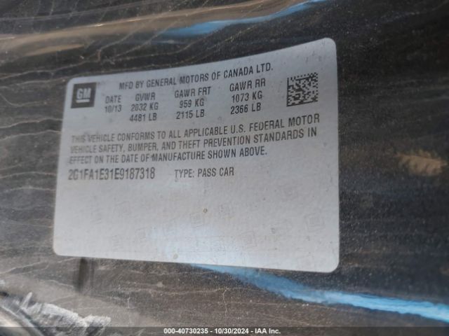 2G1FA1E31E9187318 Chevrolet Camaro 2ls