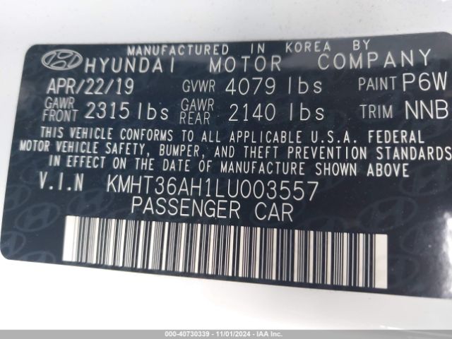 KMHT36AH1LU003557 Hyundai VELOSTER N
