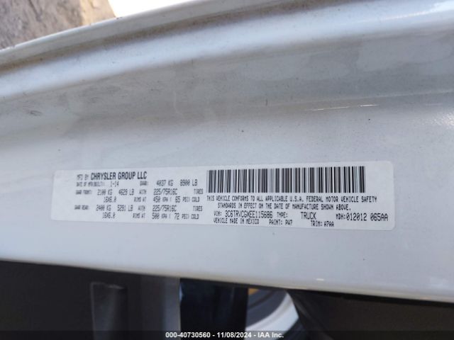3C6TRVCGXEE115686 RAM Promaster 2500 High Roof