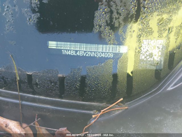 1N4BL4BV2NN304009 Nissan Altima S Fwd