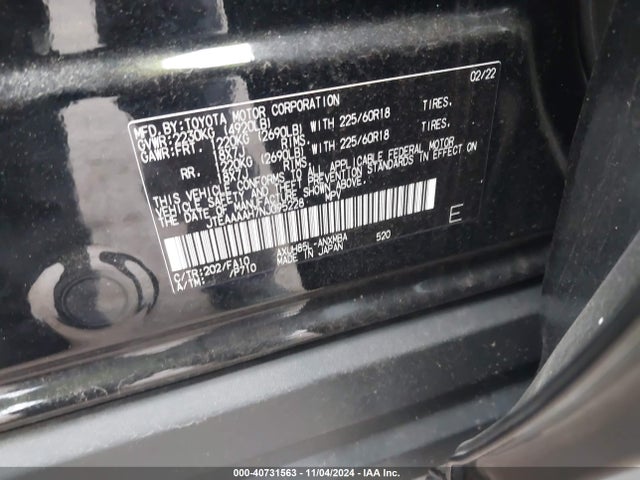 JTEAAAAH7NJ095228 Toyota VENZA LE