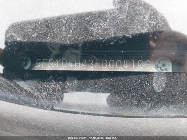 5FRYD4H43FB004106 Acura Mdx Technology Package