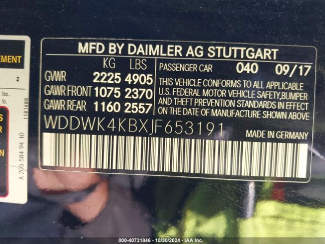 WDDWK4KBXJF653191 Mercedes-Benz C 300 4matic