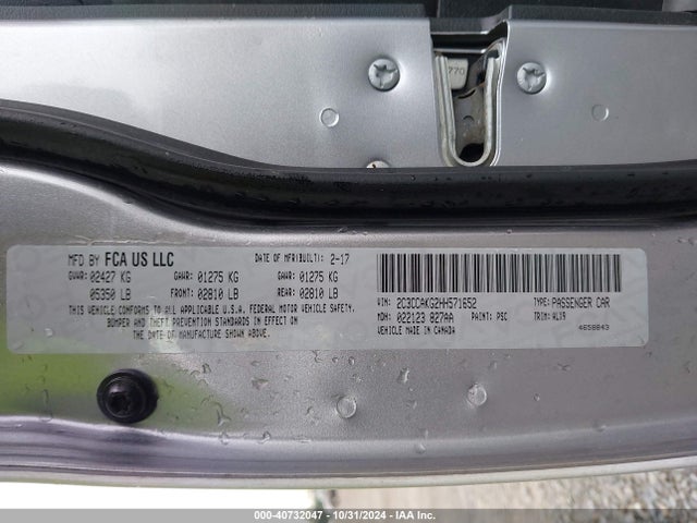 Chrysler 300c Awd 2017 2C3CCAKG2HH571652 Image 9
