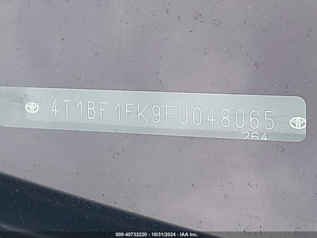 Toyota CAMRY SE 2015 4T1BF1FK9FU048065 Image 9