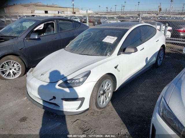 2022 TESLA MODEL 3 5YJ3E1EB0NF293454 Photo 1
