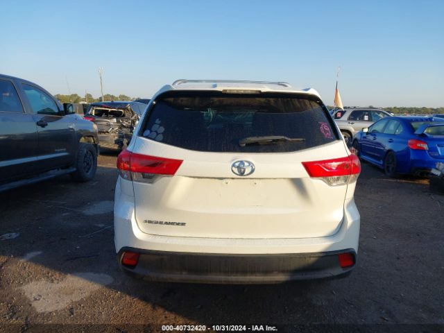 5TDZARFHXKS054654 Toyota Highlander Le