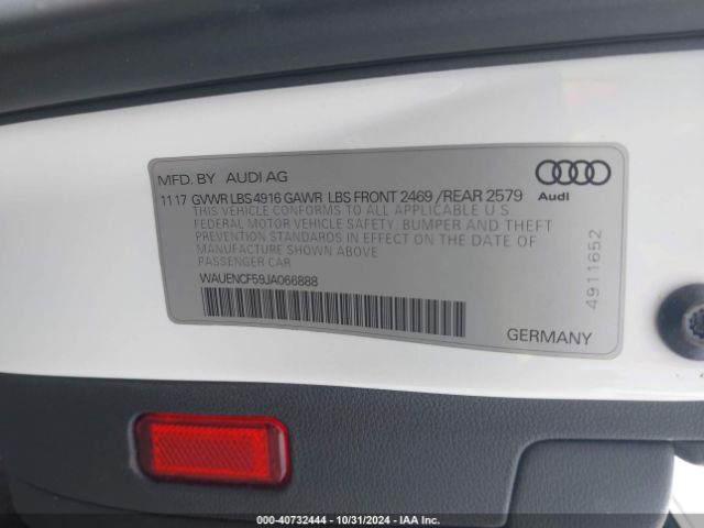 WAUENCF59JA066888 Audi A5 2.0t Premium