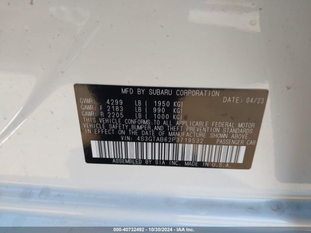 4S3GTAB62P3719532 Subaru Impreza Base 5-door