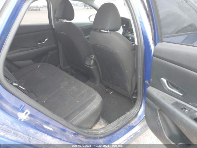 KMHLM4AJ4PU037504 Hyundai Elantra Hybrid Blue