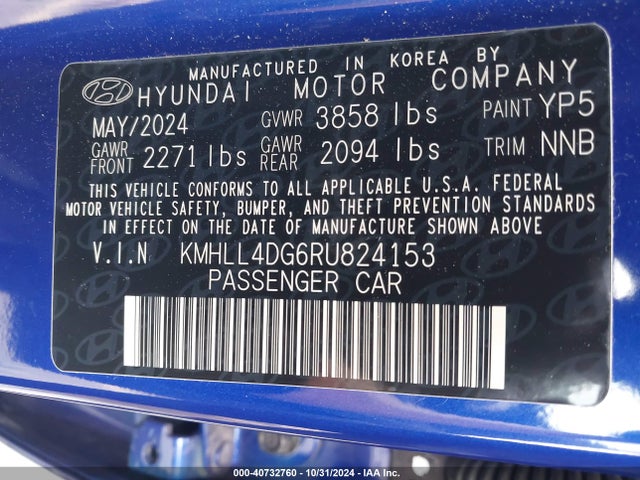 Hyundai ELANTRA SE 2024 KMHLL4DG6RU824153 Image 9