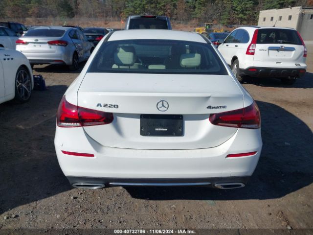 W1K3G4FB4NJ361280 Mercedes-Benz A 220 4matic
