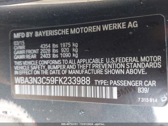 WBA3N3C59FK233988 BMW 428i