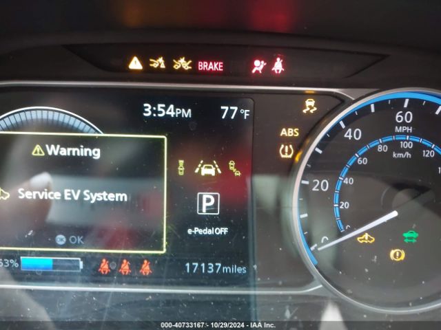 1N4AZ1BV7PC560847 Nissan Leaf S 40 Kwh