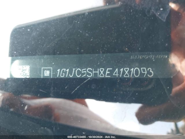1G1JC5SH8E4181093 Chevrolet Sonic Lt Auto