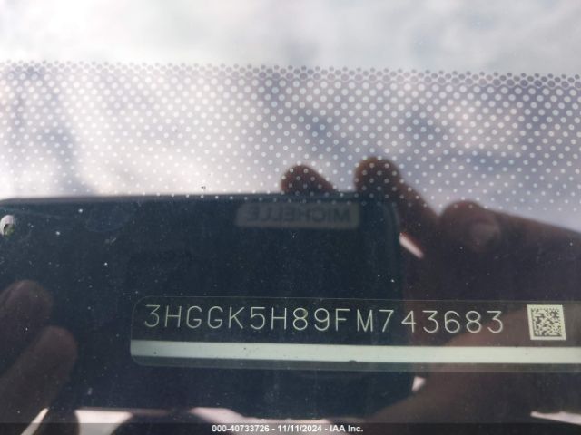 3HGGK5H89FM743683 Honda Fit Ex/ex-l