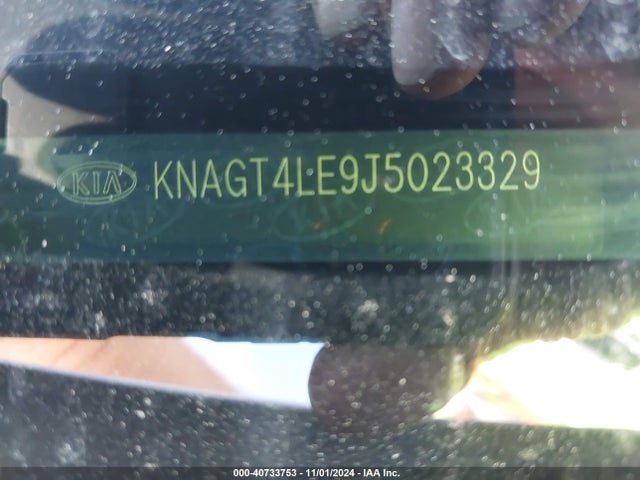 KNAGT4LE9J5023329 KIA Optima Hybrid Premium