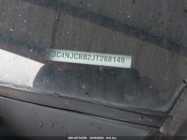 3C4NJCBB2JT268149 Jeep Compass Latitude Fwd