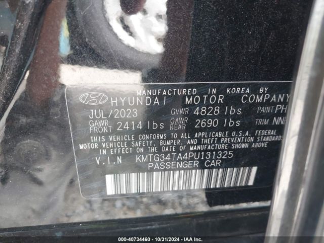 KMTG34TA4PU131325 Genesis G70 2.0t Awd