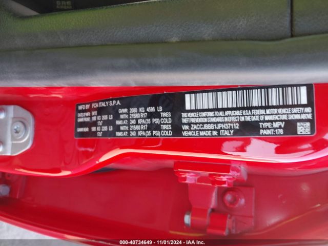 ZACCJBBB1JPH37112 Jeep Renegade Latitude 4x4