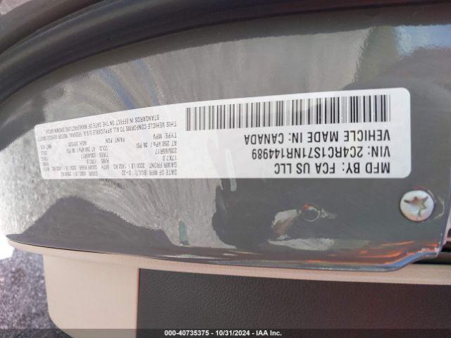 2022 CHRYSLER PACIFICA HYBRID 2C4RC1S71NR144989 Photo 8