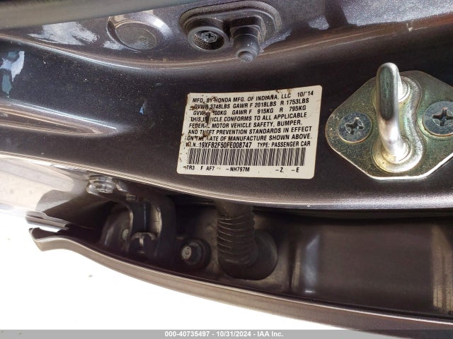 19XFB2F50FE008747 Honda Civic Lx
