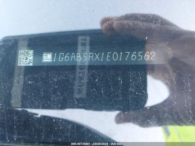 1G6AB5RX1E0176562 Cadillac ATS LUXURY