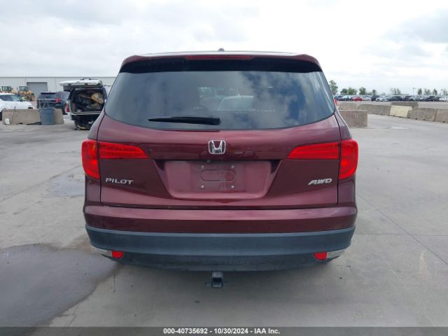 5FNYF6H5XJB047866 Honda Pilot Ex-l