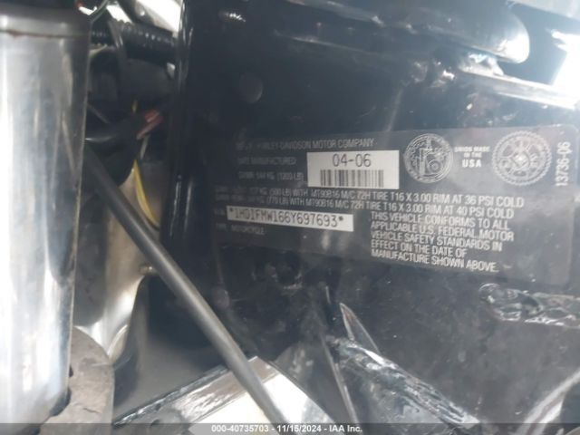 2006 HARLEY-DAVIDSON FLHTPI 1HD1FMW166Y697693 Photo 9